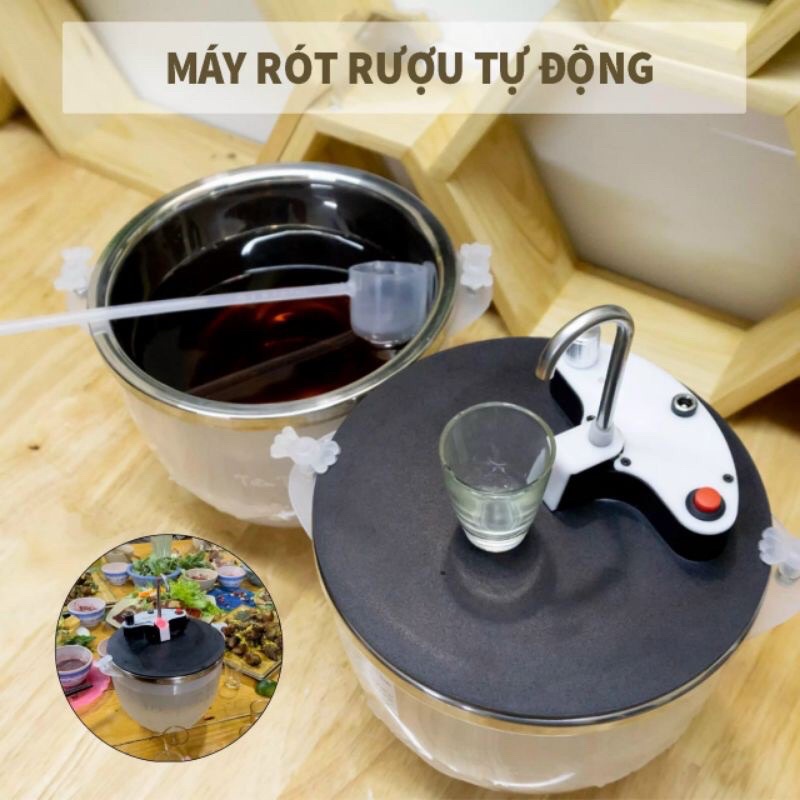 Máy rót rượu tự động MEKAZO COOL ,Bình rót rượu tự động dung tích 1,2l có ướp lạnh, Bảo Hành 3 Tháng