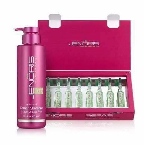 JENORIS KERATIN PHỤC HỒI TÓC NGUYÊN CHẤT (10ml x 8 ống)