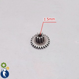 Bộ 2 cái bánh răng thép trục 1.5mm 25 răng 0.3m 10 răng 0.3m