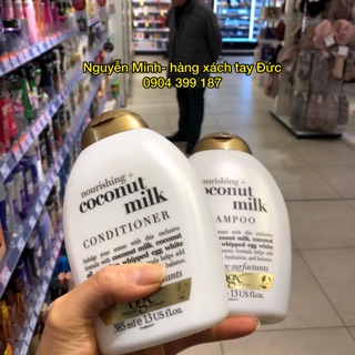 Dầu gội OGX Coconut Milk 385ml của Đức