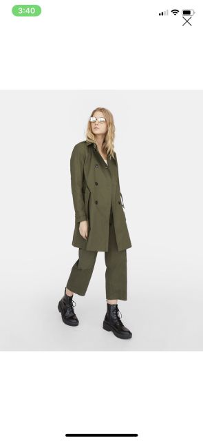 Áo khoác Stradivarius Lapel Collar Trench Coats