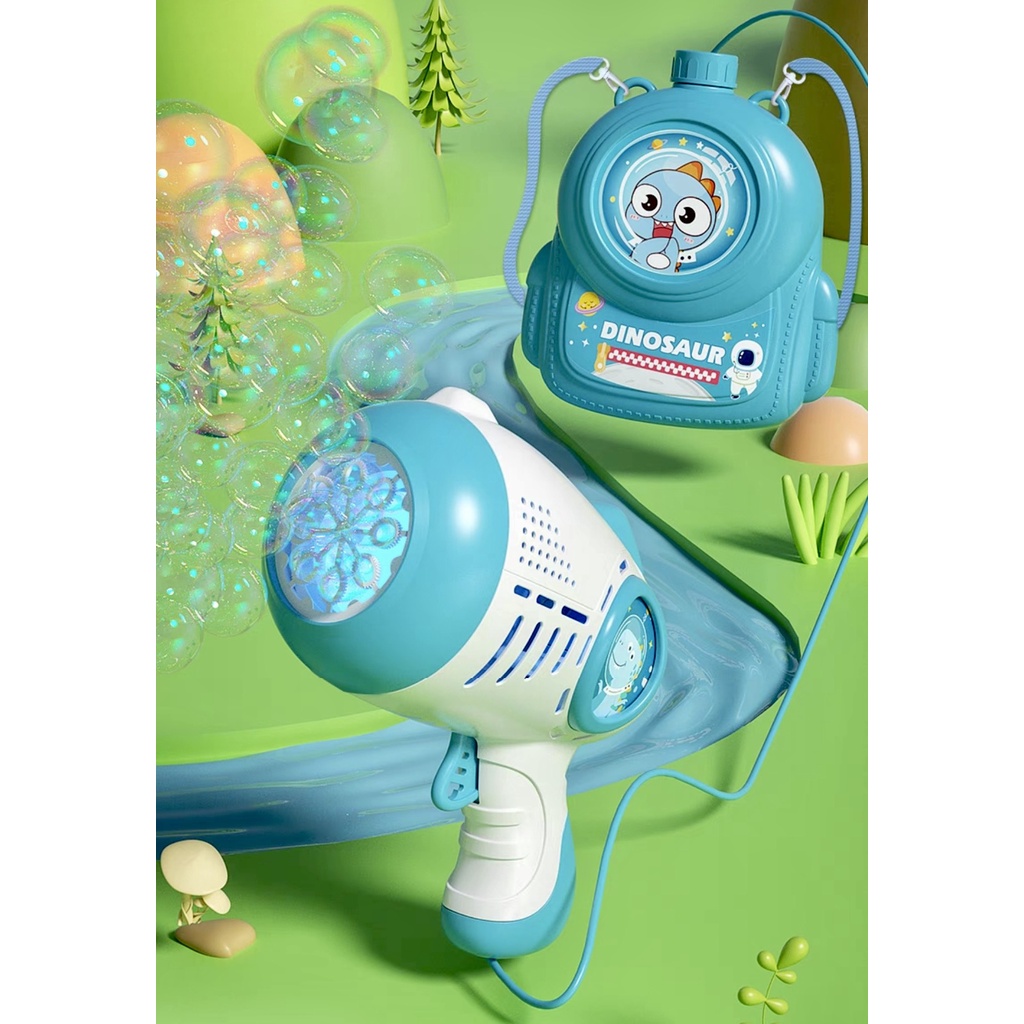 HL152/Súng bắn bong bóng xà phòng DINO + Balo