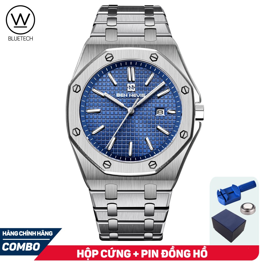 Đồng hồ Nam BEN NEVIS 3018G Full Metal Lịch Ngày
