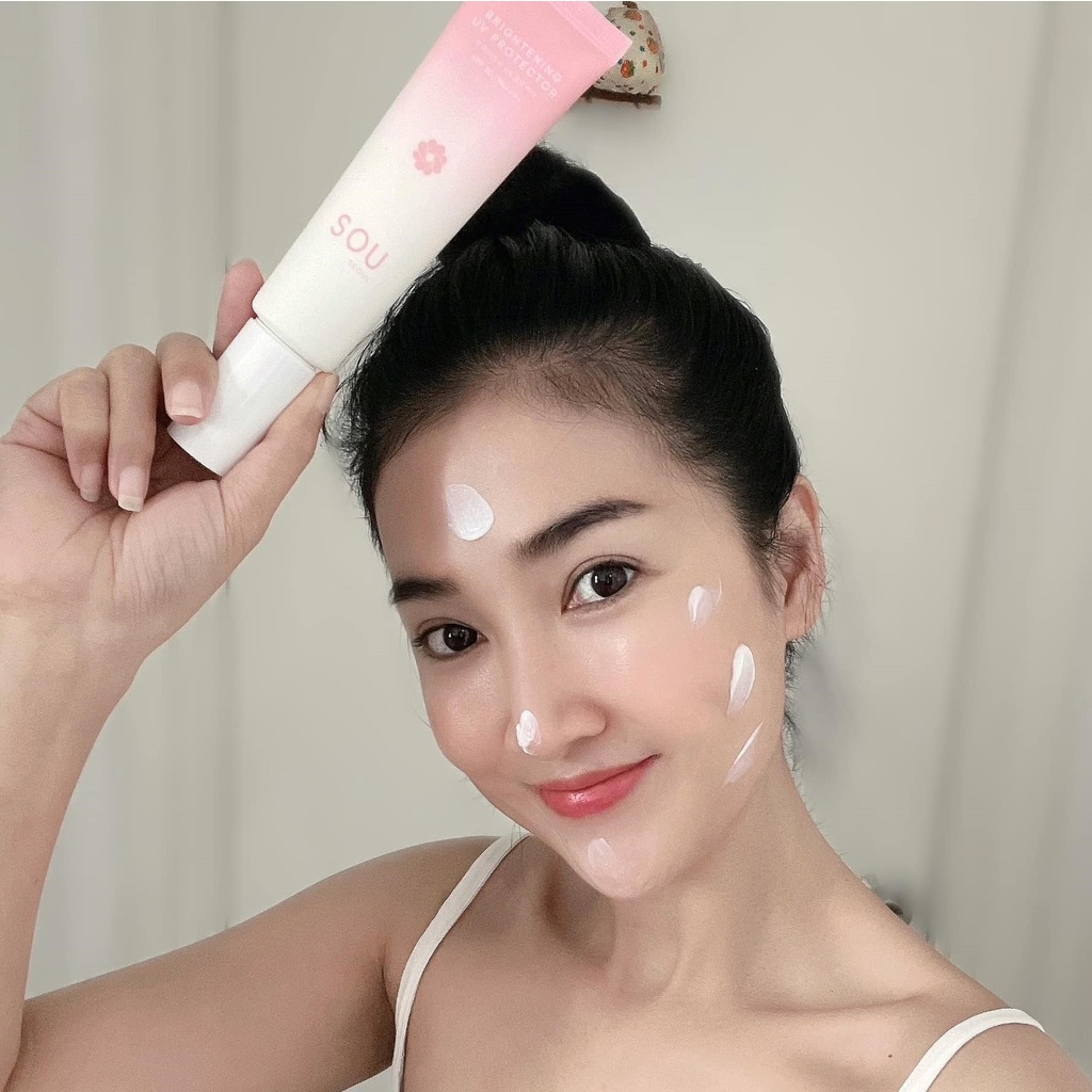 Kem Chống Nắng Dưỡng Trắng Da SOU - SOU Brightening UV Protector SPF 50/PA++++ 60G