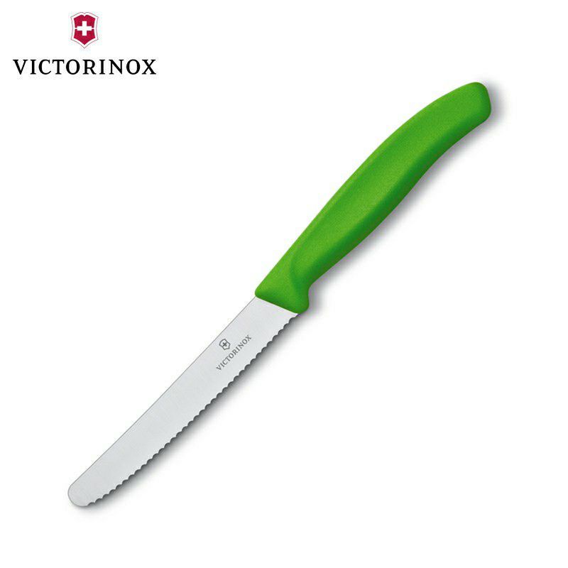 DAO BẾP VICTORINOX LƯỠI RĂNG CƯA 11 CM- ĐẦU TRÒN