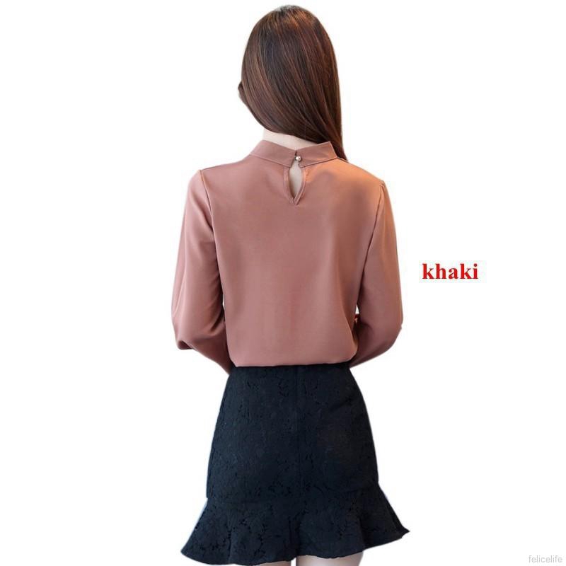 Áo tay dài lồng đèn thời trang thanh lịch