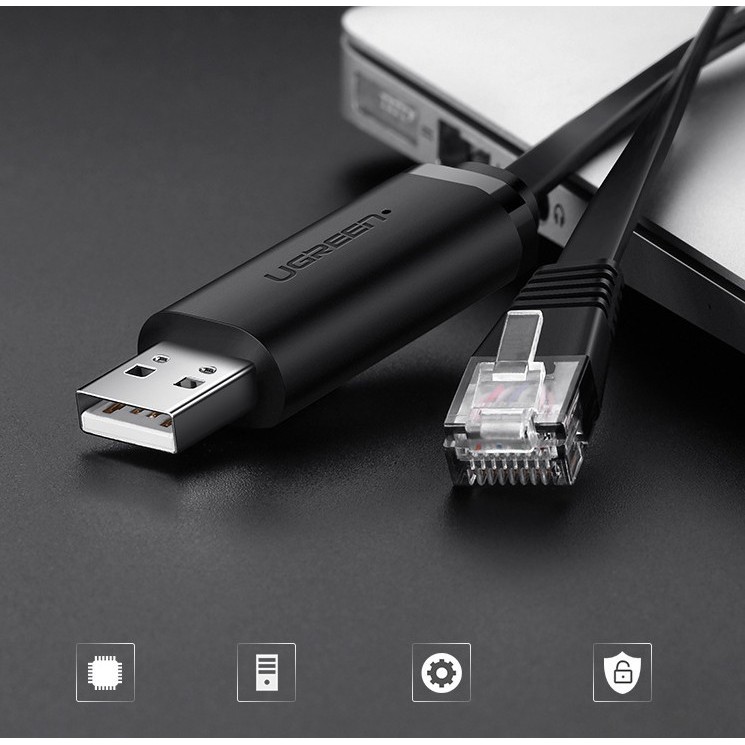 Cáp Lập Trình Console USB To RJ45 Cao Cấp Ugreen 50773