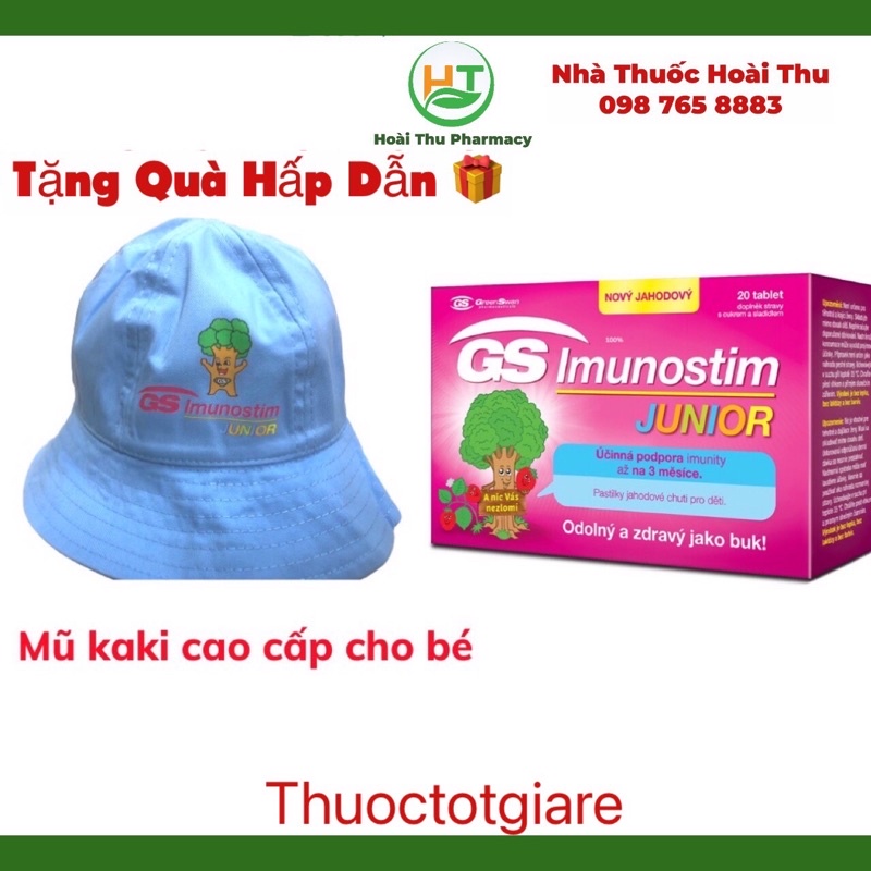 Gs Imunostim Junior - Dạng viên ( Chính Hãng Cộng Hoà Séc )