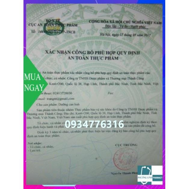 Dưỡng can linh - Bổ gan, thanh nhiệt, giải độc.