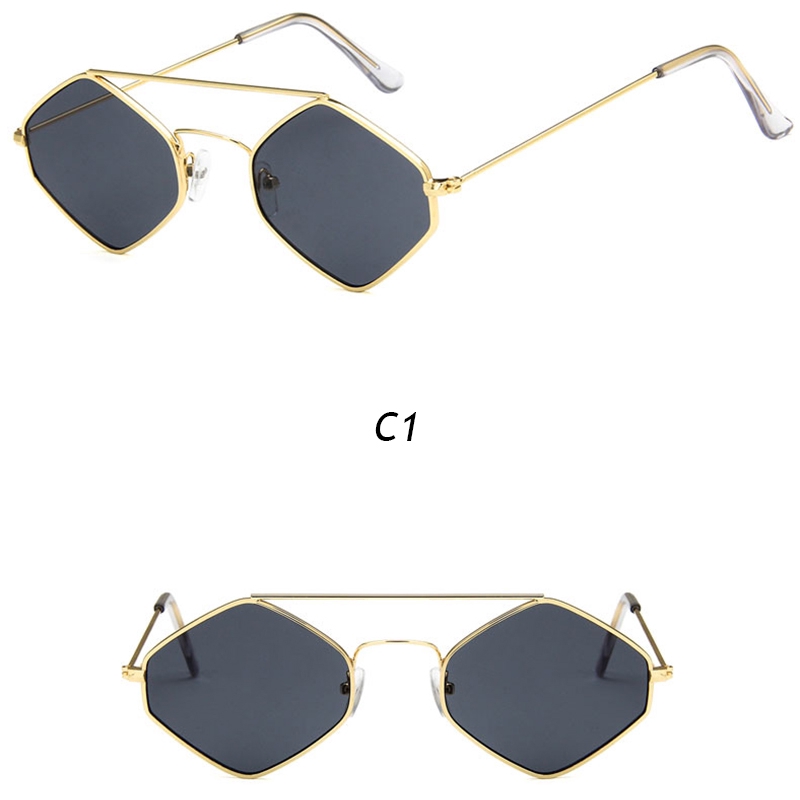 Kính Mát Gọng Đa Giác Phong Cách Hàn Quốc