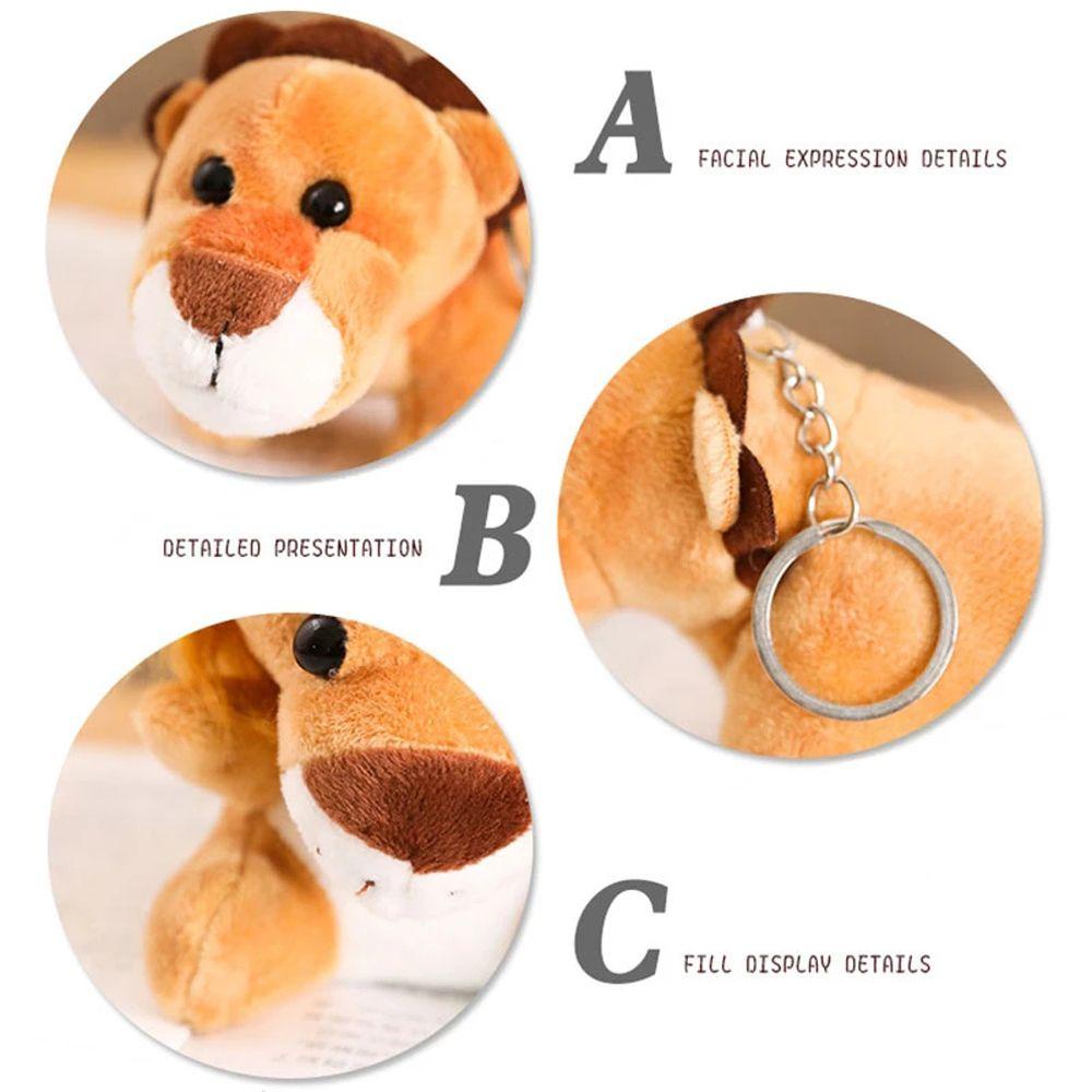 Móc Khóa Hình Voi Nhồi Bông 10cm Dễ Thương