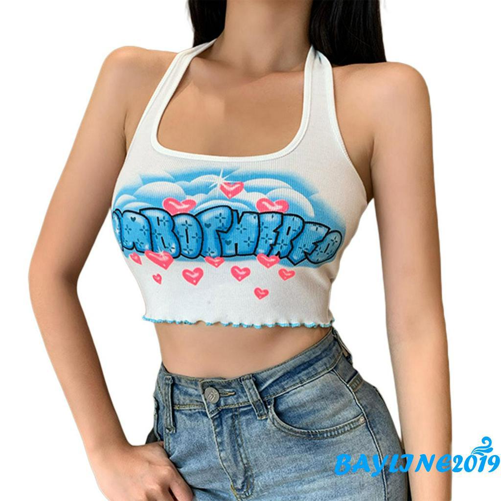 Áo Lửng Cổ Yếm Hở Lưng Quyến Rũ Thời Trang Dành Cho Nữ