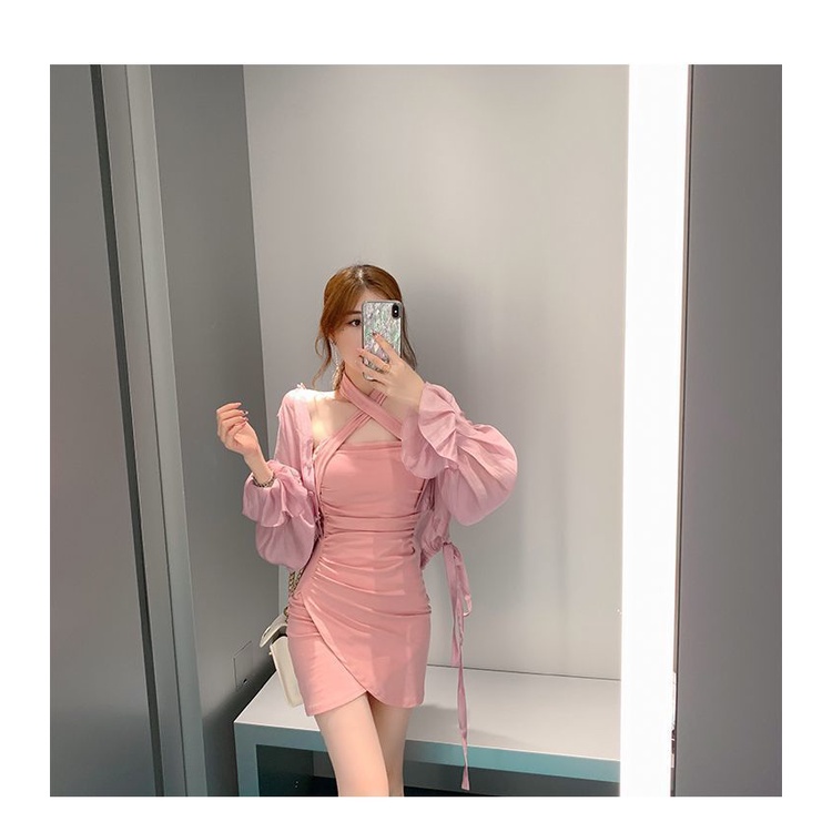 Đầm Ngắn Ôm Dáng Phong Cách Hàn Quốc Quyến Rũ Cho Nữ đầm nữ JL-LYQ-18