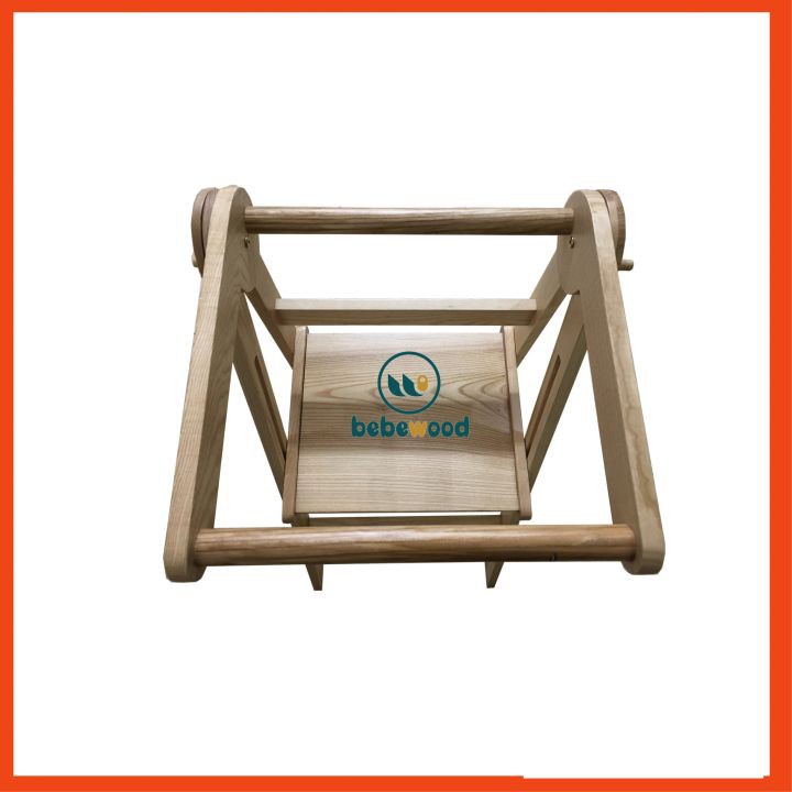 Ghế Đứng Bếp Cho Bé ⚡ AN TOÀN - HIỆN ĐẠI ⚡ Ghế đứng bếp gỗ sồi cao cấp Bebewood