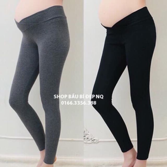 Quần leggin bầu cạp chéo