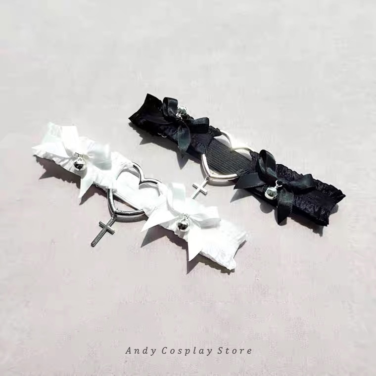 [CÓ SẴN] Dây đeo/ choker đùi nơ thánh giá