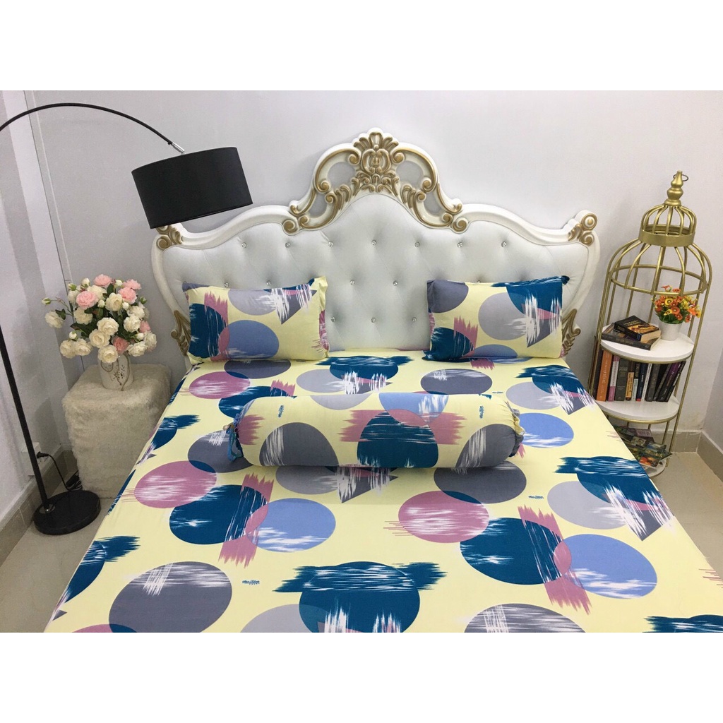 Bộ Drap Thun Màu Hàn Quốc Mát Lạnh Cực Hot - 4 món {được chọn màu nha bạn} | BigBuy360 - bigbuy360.vn