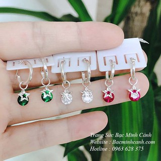 Bông tai trẻ em hoạ tiết sao 5 cánh