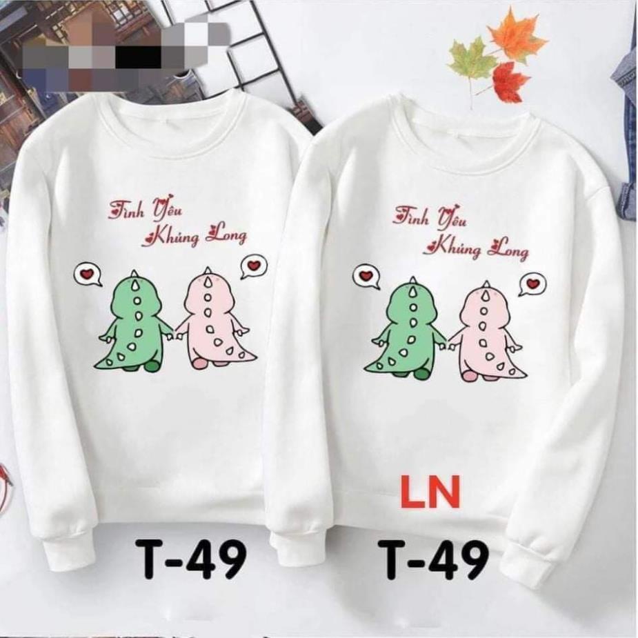 SHOP NHÀ CÁ Áo đôi nỉ da cá ( 2 áo theo mã) sieu đẹp