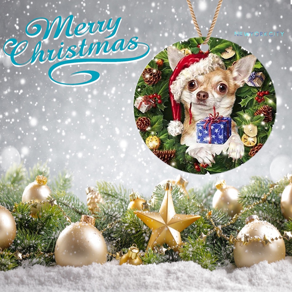 Tag Treo Trang Trí Giáng Sinh Hình Chú Cún Dễ Thương