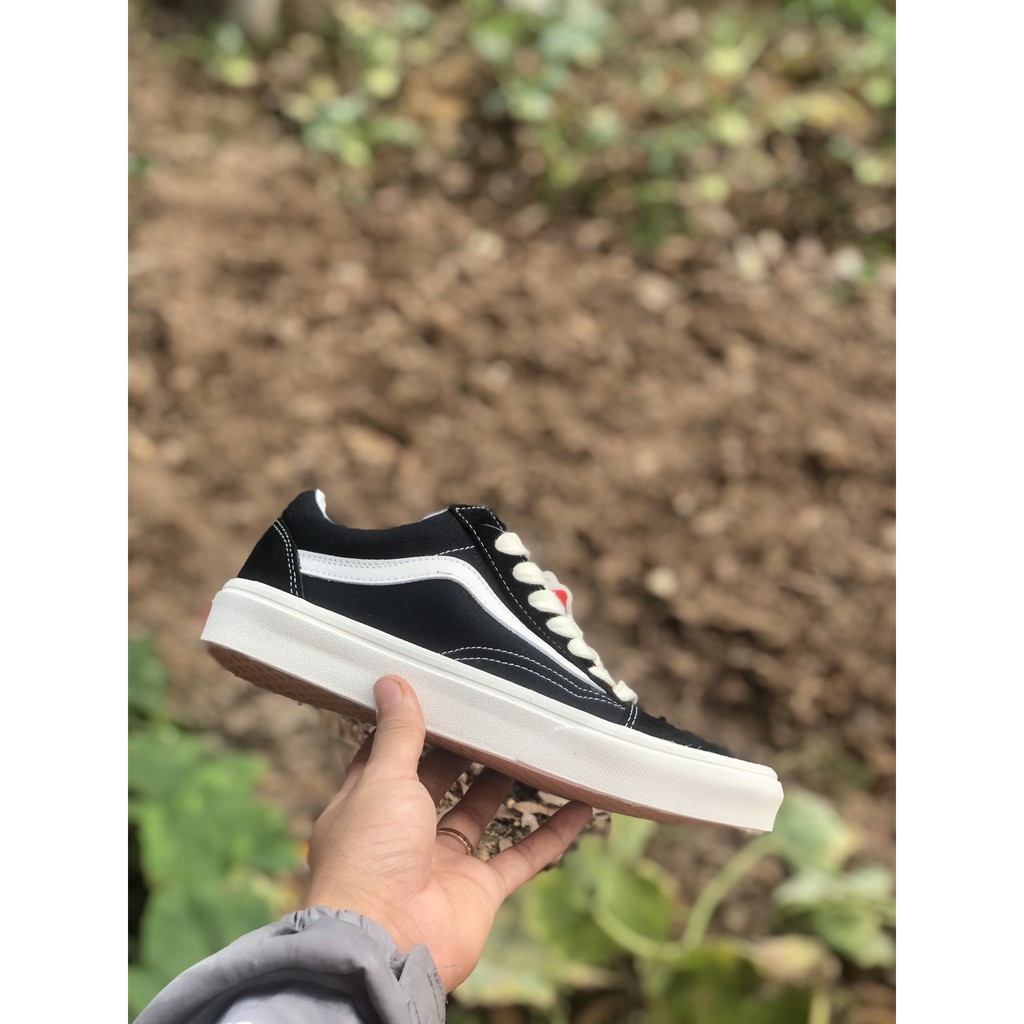 [Xả Hàng] Vans Vault Style Old Skool Đen Thấp