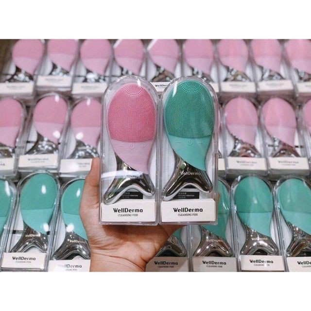 Máy rửa mặt con cá WellDerma Cleansing Fish làm Sạch Sâu, Kết Hợp Chức Năng Massage. | BigBuy360 - bigbuy360.vn