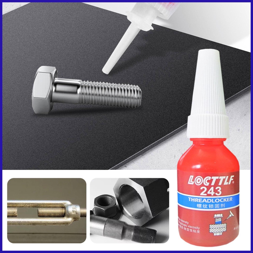 Chốt Khóa Kim Loại Trung Bình Màu Xanh Dương Locktite