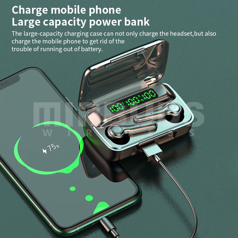 Tai nghe AMOI mini Bluetooth 5.0 âm thanh trung thực chất lượng cao | BigBuy360 - bigbuy360.vn