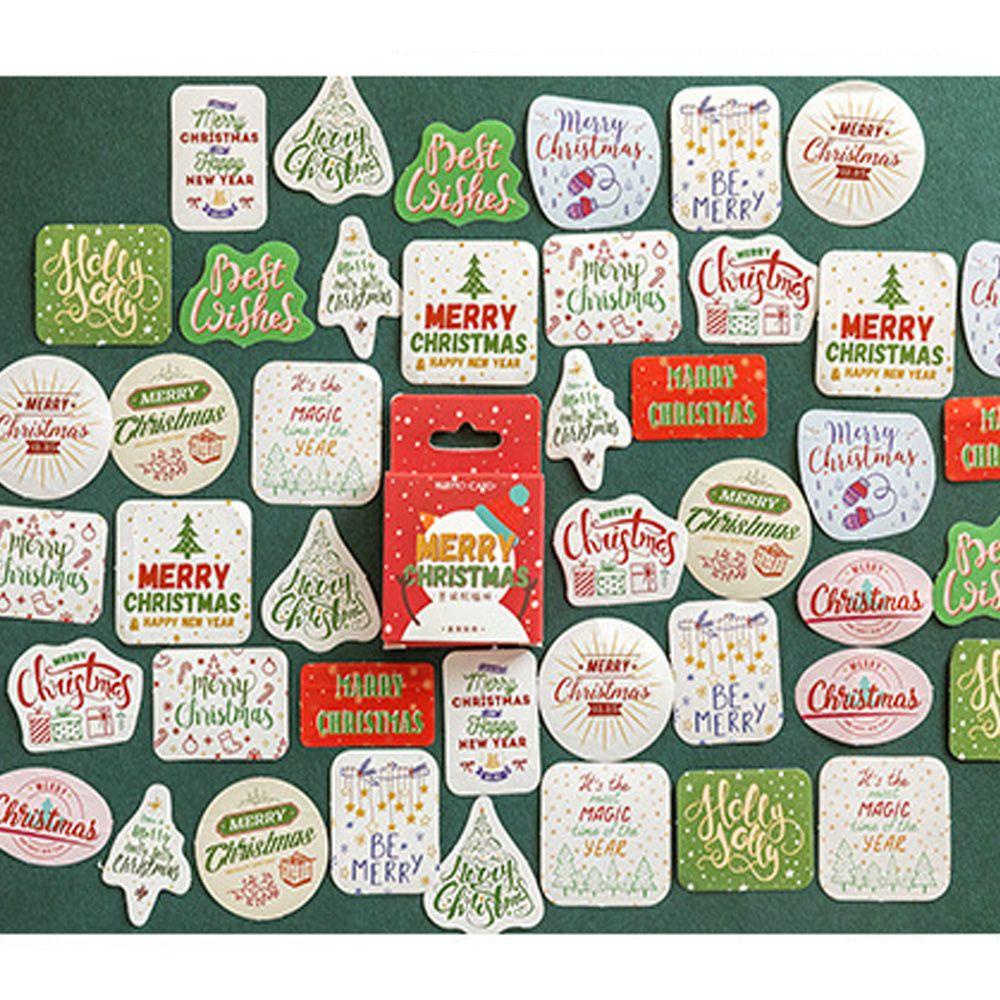 Miếng Dán Trang Trí Hành Lý / Ván Trượt Chống Thấm Nước Họa Tiết Ông Già Noel / Người Tuyết