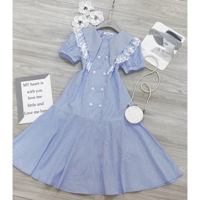 Váy suông tay bồng MIJOO