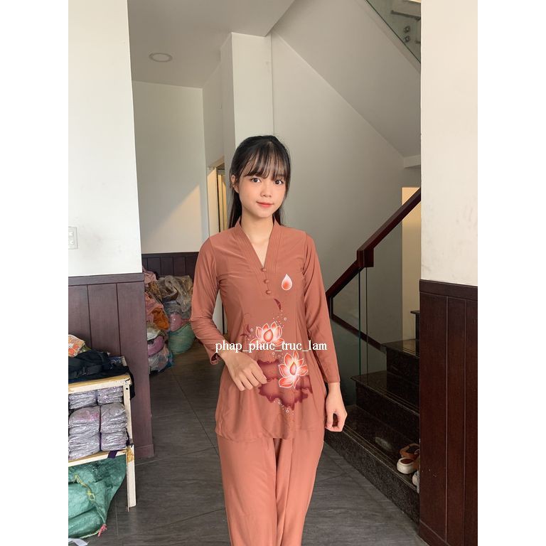Đồ lam đi chùa, áo lam, áo phật tử - cách tân lỡ