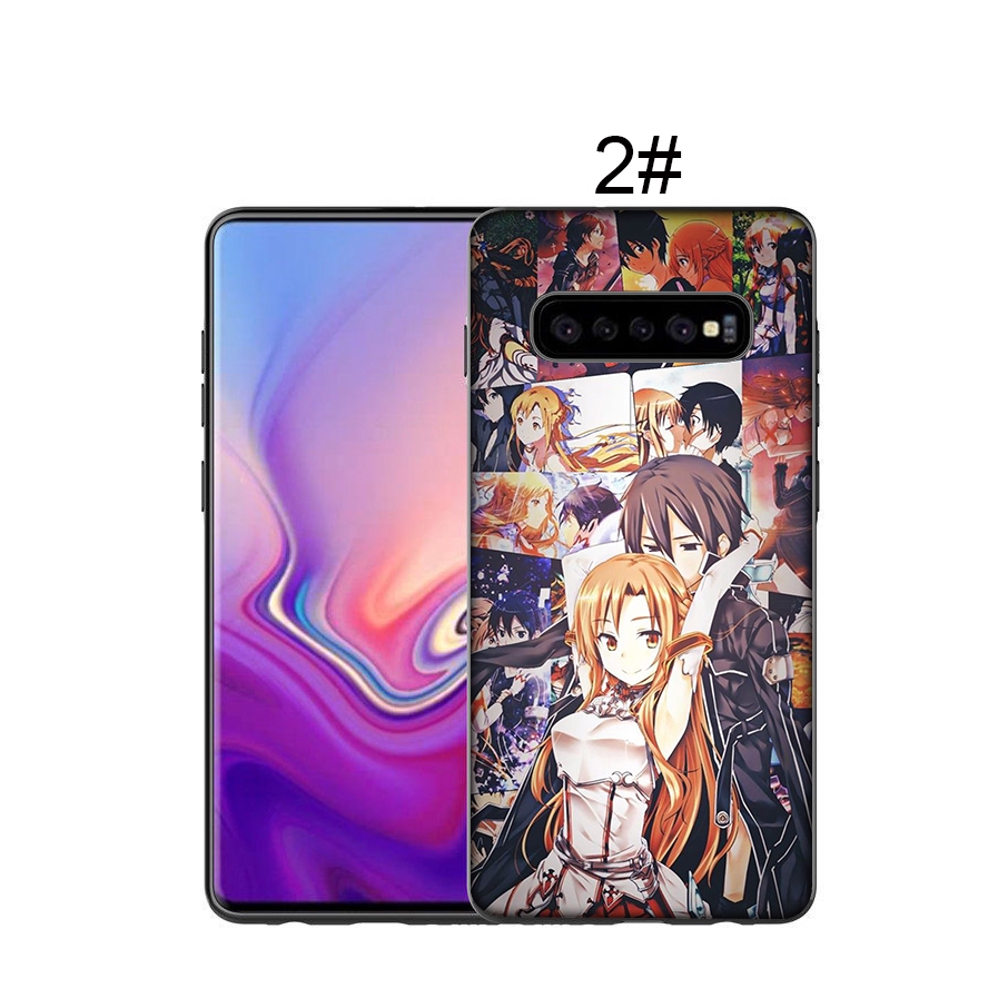 Ốp Lưng Mềm In Hình Sword Art Online Cho Samsung Galaxy Note 8 9 10 Plus A10 A20 A30 A30s A20e Md72