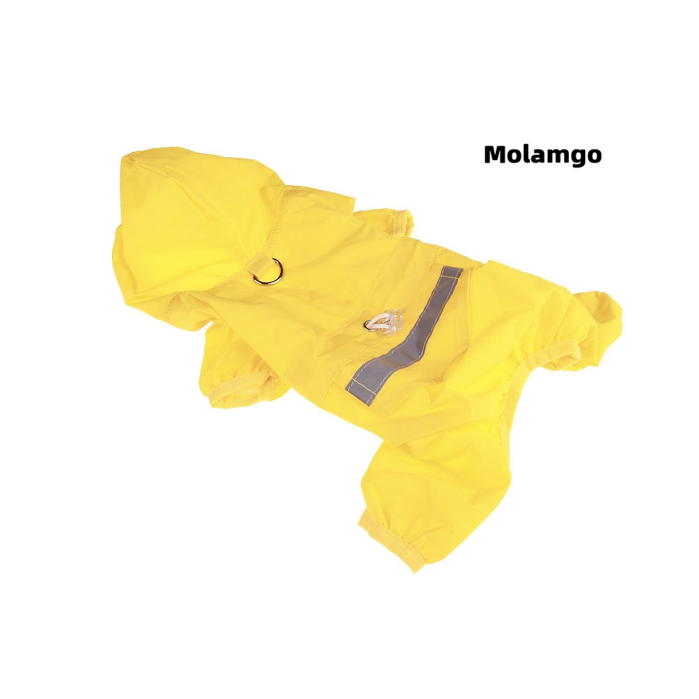 Áo Mưa Trong Suốt Chống Thấm Nước Có Mũ Trùm Thiết Kế Chắn Gió Tiện Dụng Cho Thú Cưng