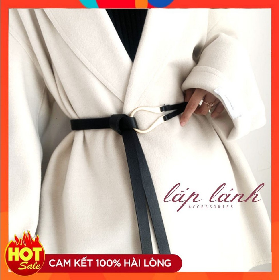 [Có sẵn] THẮT LƯNG DÂY LƯNG DA PU BELT MẶT KIM LOẠI PHỐI ĐẦM, VEST PHONG CÁCH RETRO CÁ TÍNH THỜI TRANG DL06