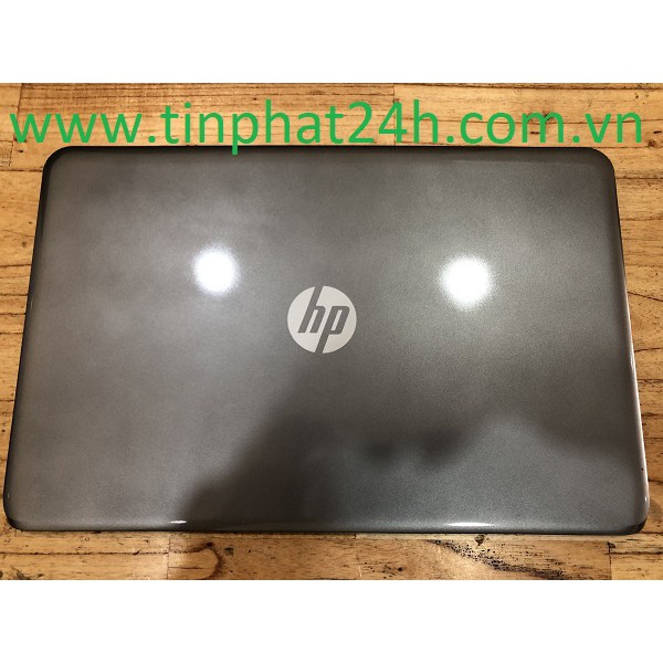 Thay Vỏ Mặt A  Laptop HP 15-R 15-G 15-R063NR 15-R030WM 15-R227TU 15-R008NA 15-G000 Màu Bạc LOẠI KO TAI NẮP CHE BẢN LỀ