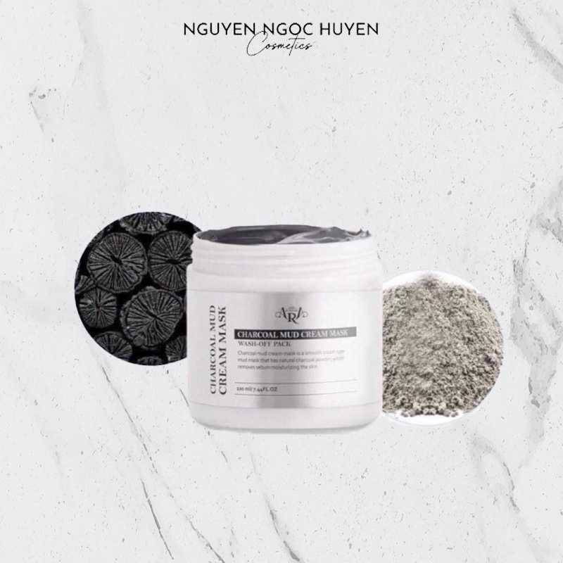 Mặt Nạ Than Hoạt Tính Ủ Bùn Khoáng Biển Sâu JEEARA CHARCOAL MUD