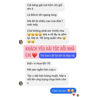 [Mã SKAMLTSM9 giảm 10% đơn 99K] Tóc nối tóc thật 100% bán theo bó