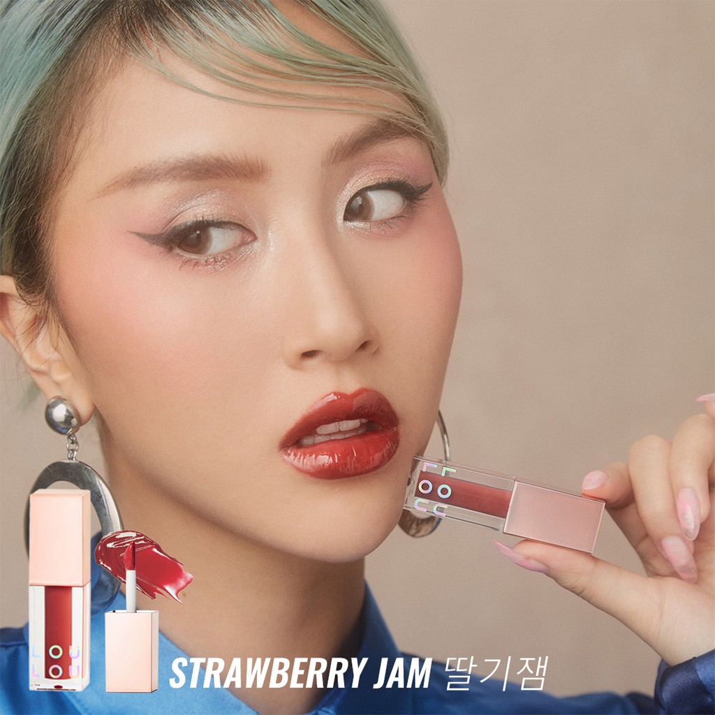 [Mã FMCGMALL - 8% đơn 250K] Son Tint Loulou màu 04 Strawberry Jam Hồng đất 3g