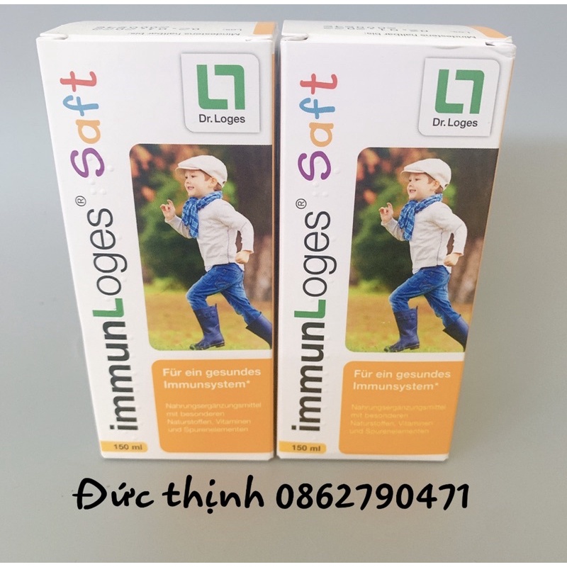 ( Bill Đức ) - Siro đề kháng mũi họng ImmunLoges Saft - 150ml