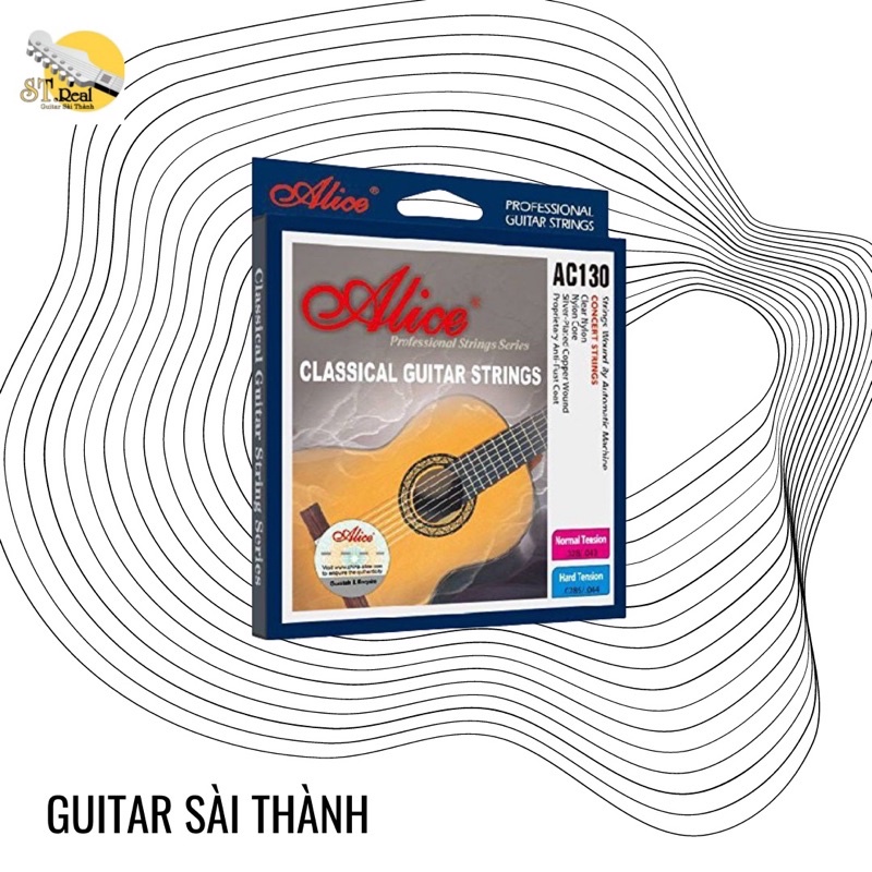 Dây Đàn Guitar Classic ST.Real Guitar Sài Thành Mã AC130 chất liệu nilon