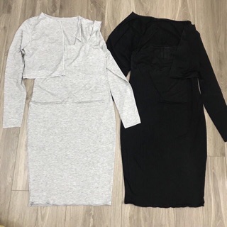SET ĐẦM 2 DÂY + ÁO KHOÁT (kèm hình thật)