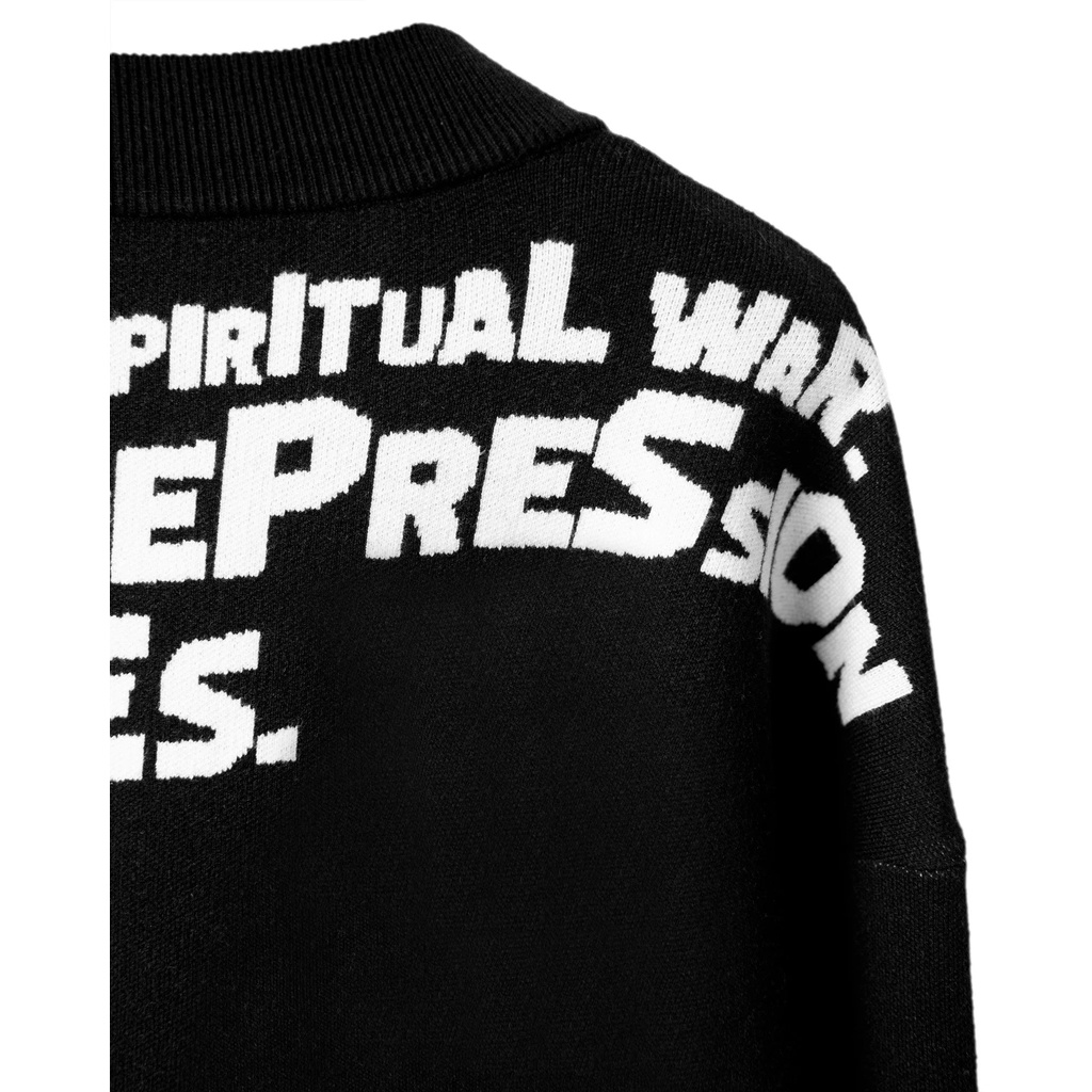 Áo Sweater Thêu Chữ GODMOTHER