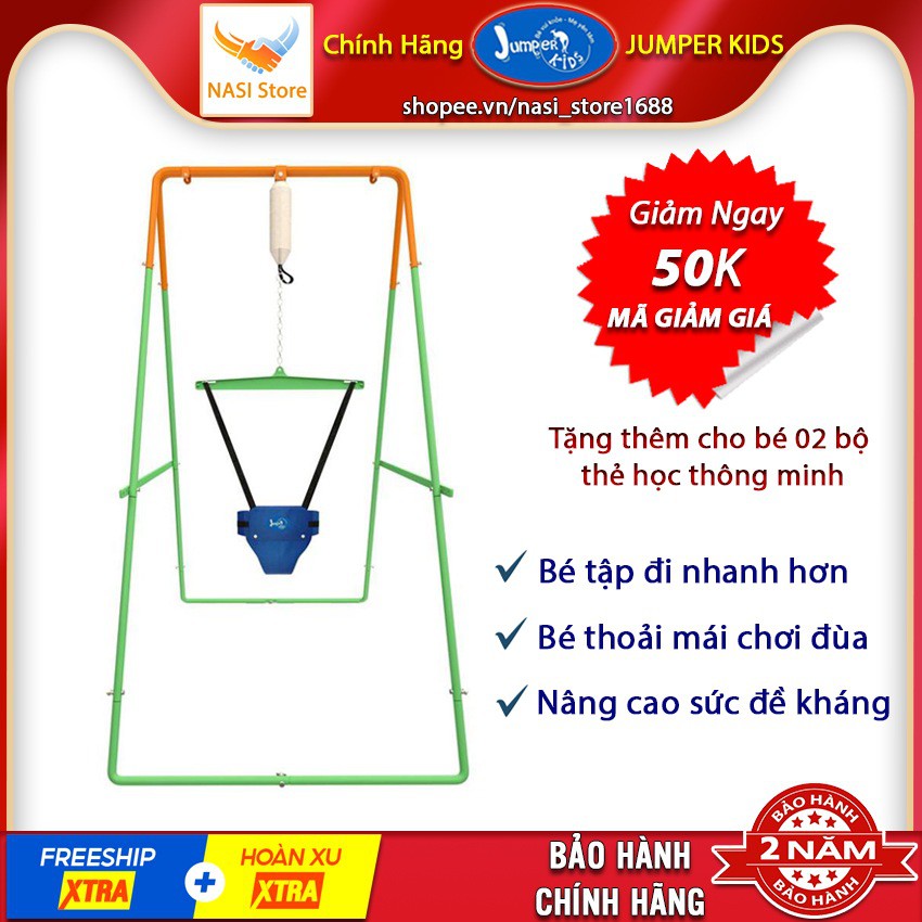 [Voucher Giảm Ngay 50K] xích đu nhún nhảy tập đi cho bé Jumper Kids JPK102 bảo hành chính hãng đến 2 năm