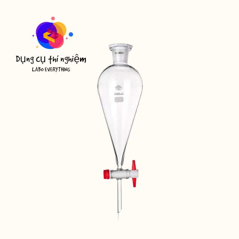 BÌNH LẮNG GẠN, PHỄU CHIẾT QUẢ LÊ, CHIẾT DUNG DỊCH, CHIẾT TINH DẦU, THÍ NGHIỆM