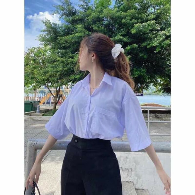 [RẺ VÔ ĐỊCH Quần Baggy Cạp Cao Có Cúc - Quần Tây Nữ