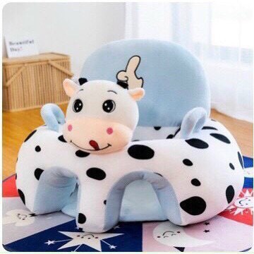 Ghế tập ngồi, ăn dặm hình thú nhồi bông cho bé, trẻ em sơ sinh cao cấp siêu cute nhiều màu được chọn mẫu