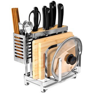 Khay dao thớt inox có 2 màu