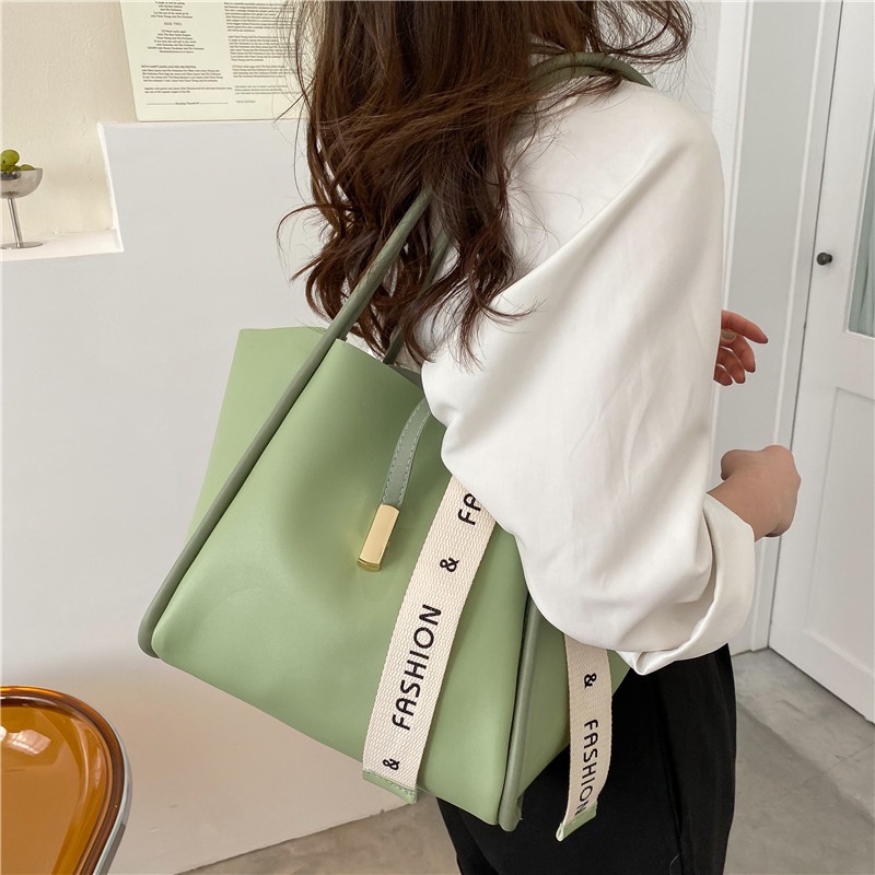 Túi Tote Cỡ Lớn Thiết Kế Đơn Giản Thời Trang Xuân Hè 2022 Chất Lượng Cao