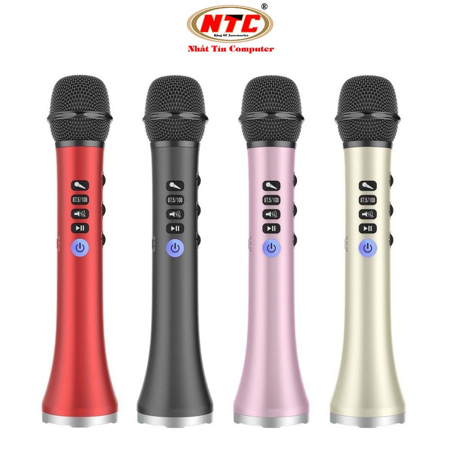 Micro Karaoke Bluetooth cao cấp thế hệ mới L-698 âm thanh tuyệt vời, công suất 15W