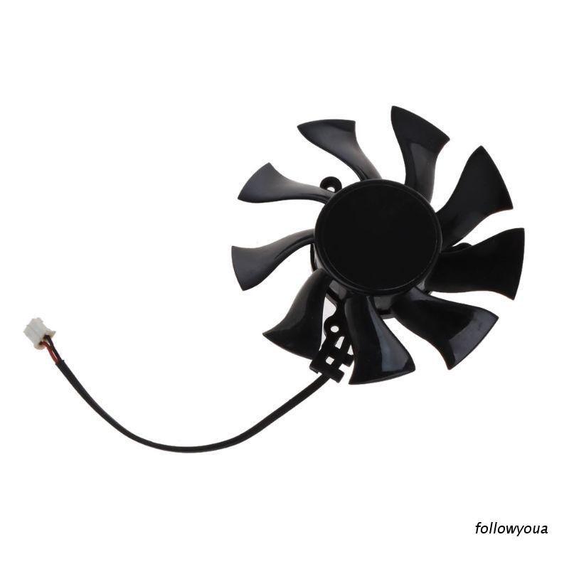 Quạt tản nhiệt đồ họa FD8015H12S 75mm 2Pin VGA cho Sapphire HD6850 HD4860 HD5850 HD4890